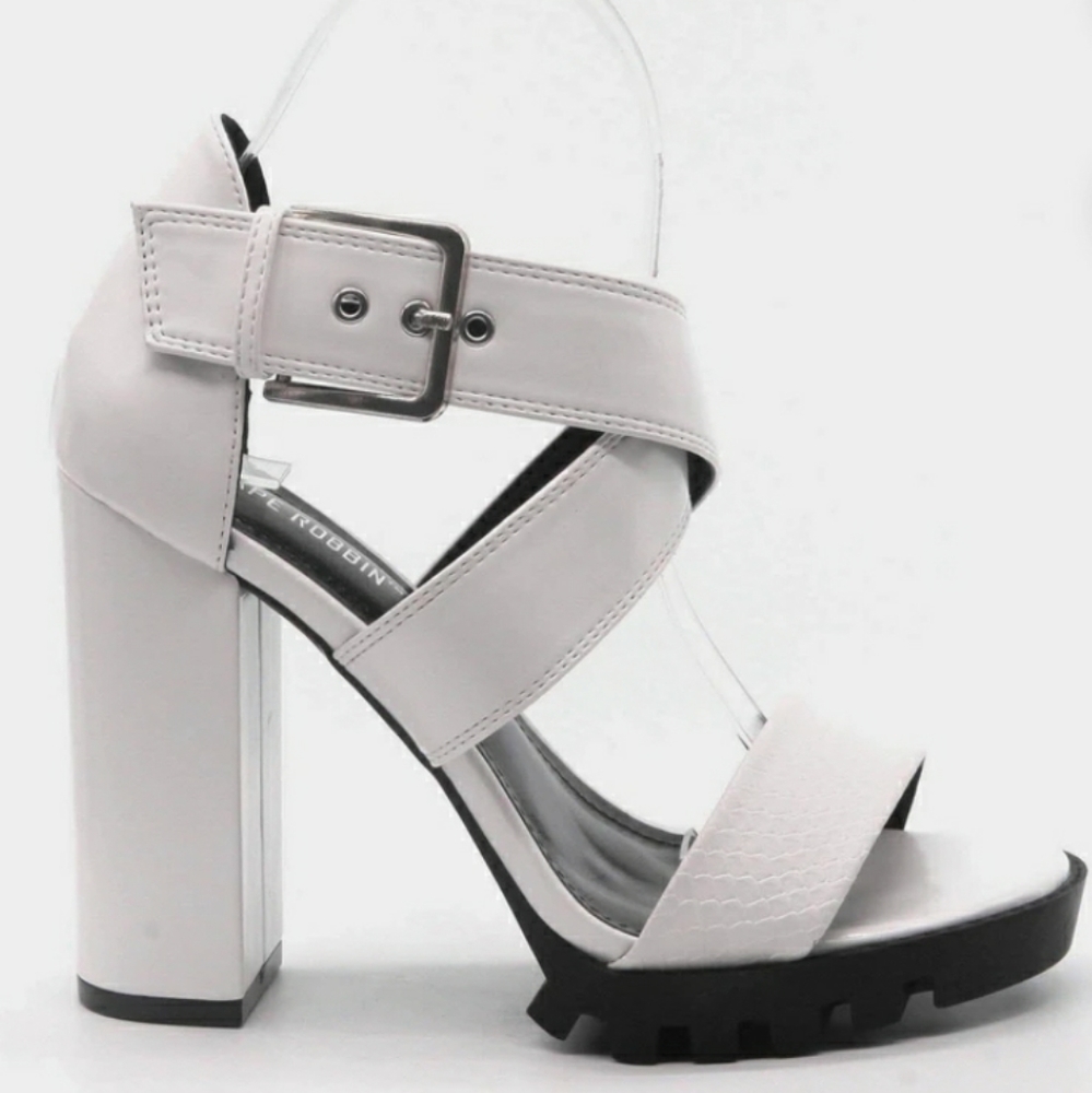 Cape Robbin chunky block heel ankle strap sandal